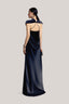 Black Broseley Dress for women, from JENNY K TRAN, The Viet Concept 