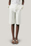 Back of White Narcissus Straight Ribbed Twill Below The Knee Culottes for women, from MUST HAVE, The Viet Concept1