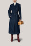 Ayla Straight Belt Strap Denim Calf Length Trench Coat for women, from HOBB, The Viet Concept 