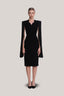 Black Irvine Maxi Dress for women, from JENNY K TRAN, The Viet Concept 