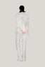 Back of Pearl Double Layered Blazer, Pearl Long Pants for women, from MUST HAVE, The Viet Concept2