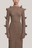 Gold Shimmer Corset Midi Dress for women, from MUST HAVE, The Viet Concept 3