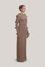 Gold Shimmer Corset Midi Dress for women, from MUST HAVE, The Viet Concept 2