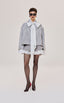 Grey A Thousand Flowers Blazer for women, from CaostumCaostu, The Viet Concept