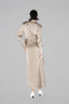 Back of Bronze Satin Long Sleeve Midi Dress for women, from MUST HAVE, The Viet Concept