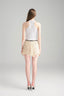 Back of Miami Seashell Embroidered Lace A Line Mini Skirt for women, from LASSY, The Viet Concept 