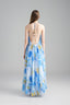 Back of Nha Trang Blue Ocean Maxi Dress for women, from XITA, The Viet Concept