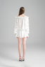 Back of Seychelles White Flora Mini Dress for women, from XITA, The Viet Concept