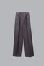 Detail of Grey Win Women's Wide-tube Pants for women, from CAOSTU, The Viet Concept