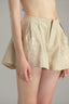 Detail of Hoi An Beige Short for women, from XITA, The Viet Concept