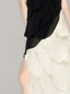 Close of Black Asymmetric Sleeveless Top for women, form MUST HAVE, The Viet Conceptept