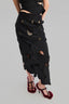 Close of Black Cut-Out Layer Top, Black Cut-Out Layer Midi Skirt for women, from MUST HAVE, The Viet Concept