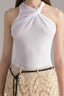 Detail of Miami Twisted Chest Tank Top In White for women, from LASSY, The Viet Concept