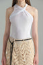 Close of Miami Seashell Embroidered Lace A Line Mini Skirt for women, from LASSY, The Viet Concept 