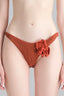 Detail of Morocco Handmade Crochet Red Brown Bikini Bottom for women, from XITA, The Viet Concept