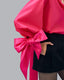 Close of Pink Coquette Babe Shirt for women, from CAOSTU, The Viet Concept