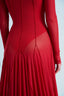 Close of Stella dress, Red Maxi Dress and Bodysuit, from CAOSTU, The Viet Concept