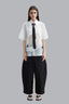 Front of Black Coolest Tie for women, from CAOSTU, The Viet Concept