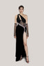 Black Glamorgan Maxi Dress from JENNY K TRAN at The Viet Cioncept