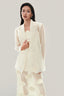 Front of Cream Sheer Blazer for women, from MUST HAVE, The Viet Concept 