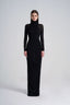 Front of Black Bodycon Wriggle Dress, from CAOSTU, The Viet Concept