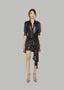 Front of Black Floral Shirt Dress for women, from MUST HAVE, The Viet Concept