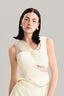 Detail of Cream Cut-Out Layer Top for women, from MUST HAVE, The Viet Concept