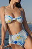 Close of Ha Long Bay Blue Ocean Bikini Bottom, Top for women, from XITA, The Viet Concept