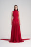 Front of Layla dress, Red Maxi Dress and Bodysuit, from CAOSTU, The Viet Concept