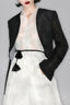 Front of Monochrome 2-Piece Black Drapped Blazer & Shirt, Black Floral Belt for women, from MUST HAVE, The Viet concept 