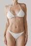 Front of Phu Quoc White Bikini Top for women, from XITA, The Viet Concept