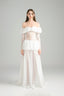 Front of Rome White Maxi Dress for women, from POEM, The Viet Concept