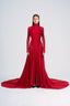 Front of Stella dress, Red Maxi Dress and Bodysuit, from CAOSTU, The Viet Concept