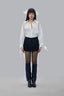 Front of White Coquette Babe Shirt for women, from CAOSTU, The Viet Concept