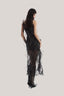 Black Ruffle Summer Midi Dress from MUST HAVE at The Viet Concept 1