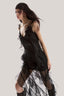 Black Ruffle Summer Midi Dress from MUST HAVE at The Viet Concept 3
