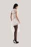 White Ruffle Short Dress from MUST HAVE at The Viet Concept 1