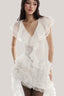 White Ruffle Short Dress from MUST HAVE at The Viet Concept 3