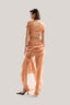 Caramel Draped Mullet Dress from MUST HAVE at The Viet Concept 1