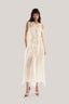 Cream Flared Midi Dress from MUST HAVE at The Viet Concept 1