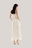 Cream Flared Midi Dress from MUST HAVE at The Viet Concept 