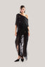 Black Draped Maxi Dress from MUST HAVE at The Viet Concept 