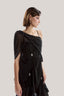 Black Draped Maxi Dress from MUST HAVE at The Viet Concept 3