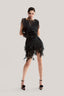 Black Ruffle Tulle Shirt from MUST HAVE at The Viet Concept 