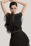 Black Ruffle Tulle Shirt from MUST HAVE at The Viet Concept  3