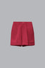 Detail of Red Women's wide-tube Shorts for women, from CAOSTU, The Viet Concept