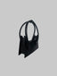 Side of Black Giong Leather Bag fro women, from LUU VIETANH, The Viet Concept